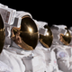 Astronauts on the moon